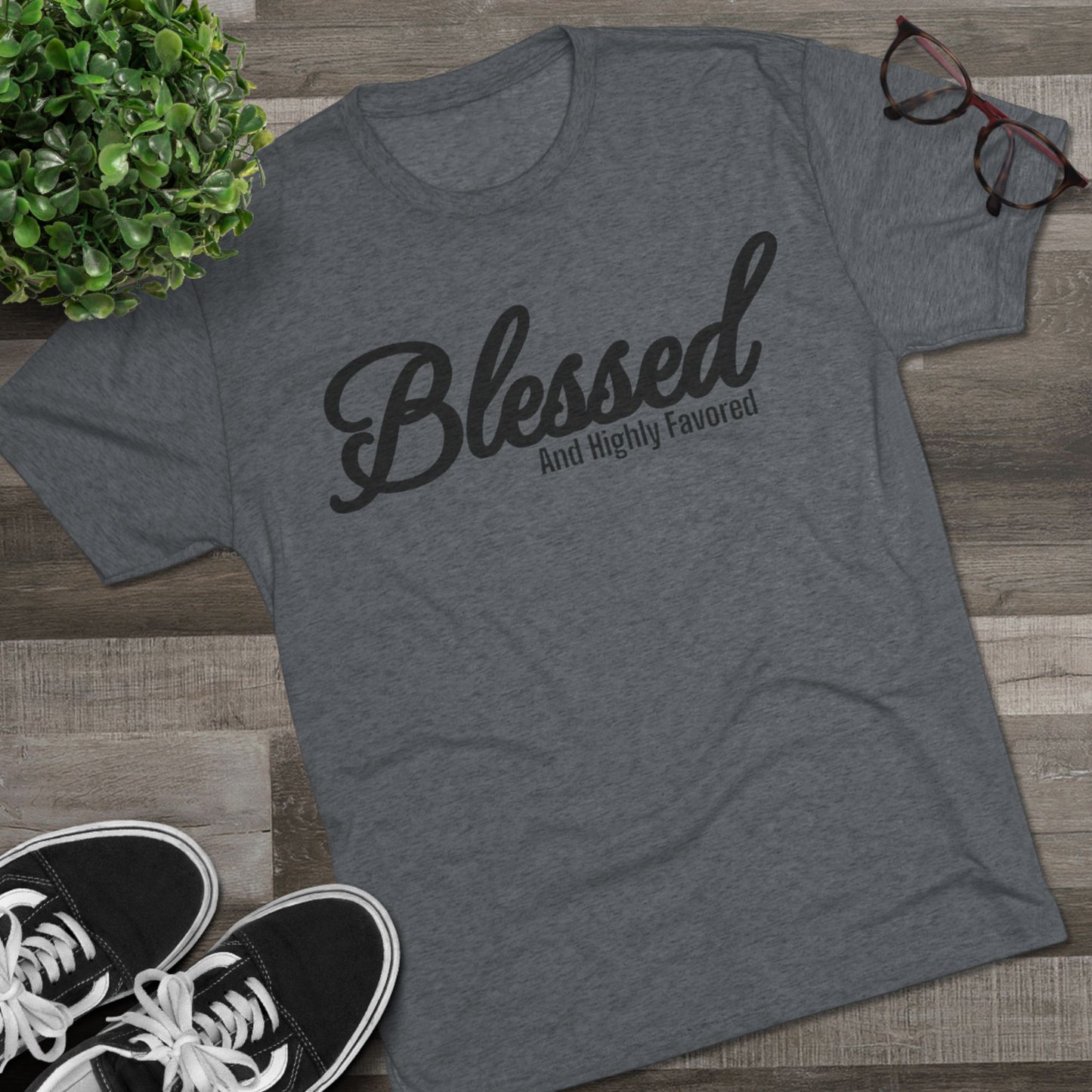 Blessed Unisex Tri-Blend Crew Tee