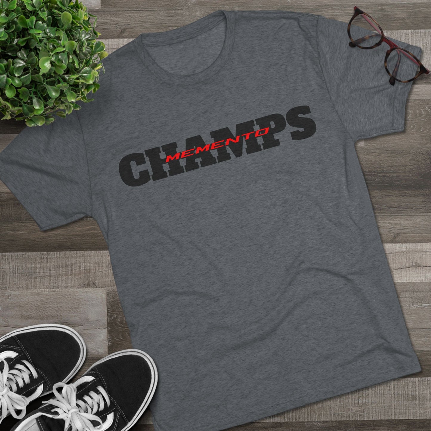 CHAMPS Unisex Tri-Blend Crew Tee