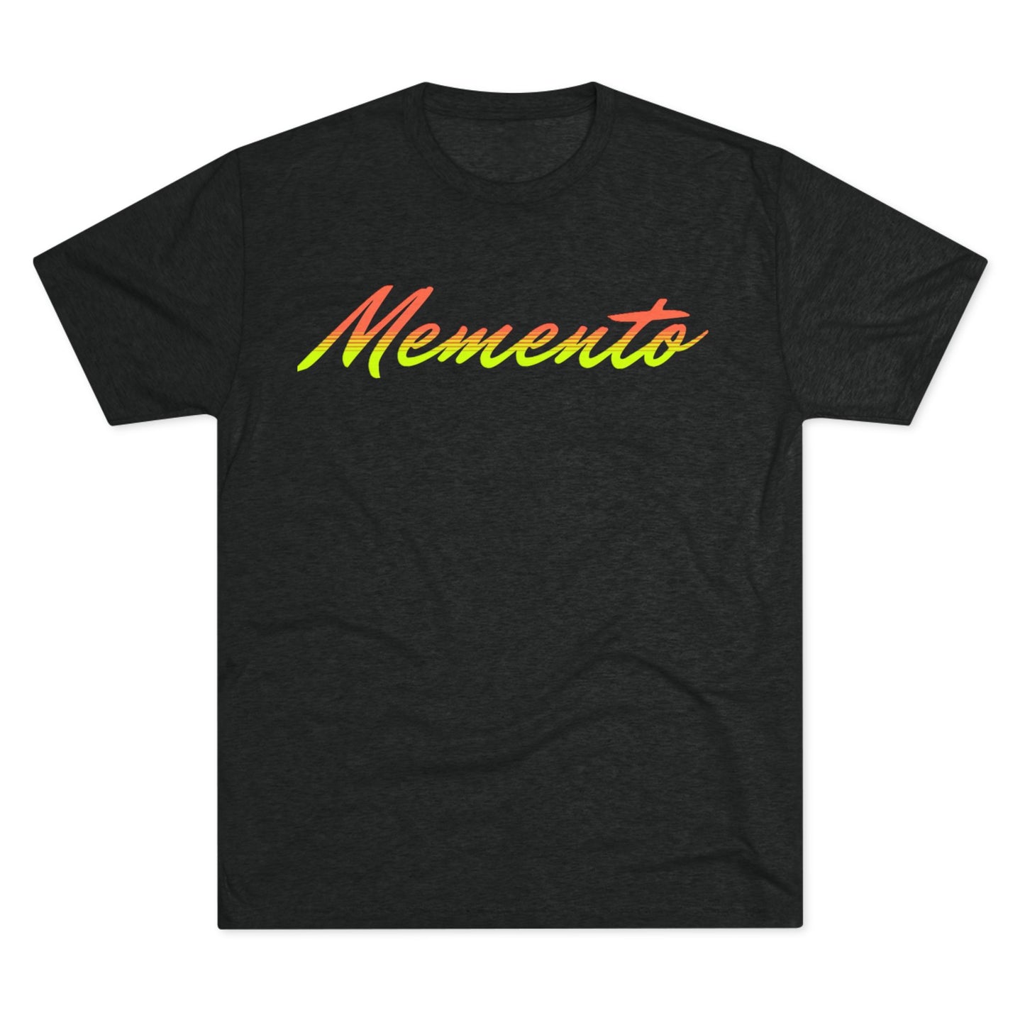 Vibrant 'Memento' Unisex Tri-Blend Crew Tee