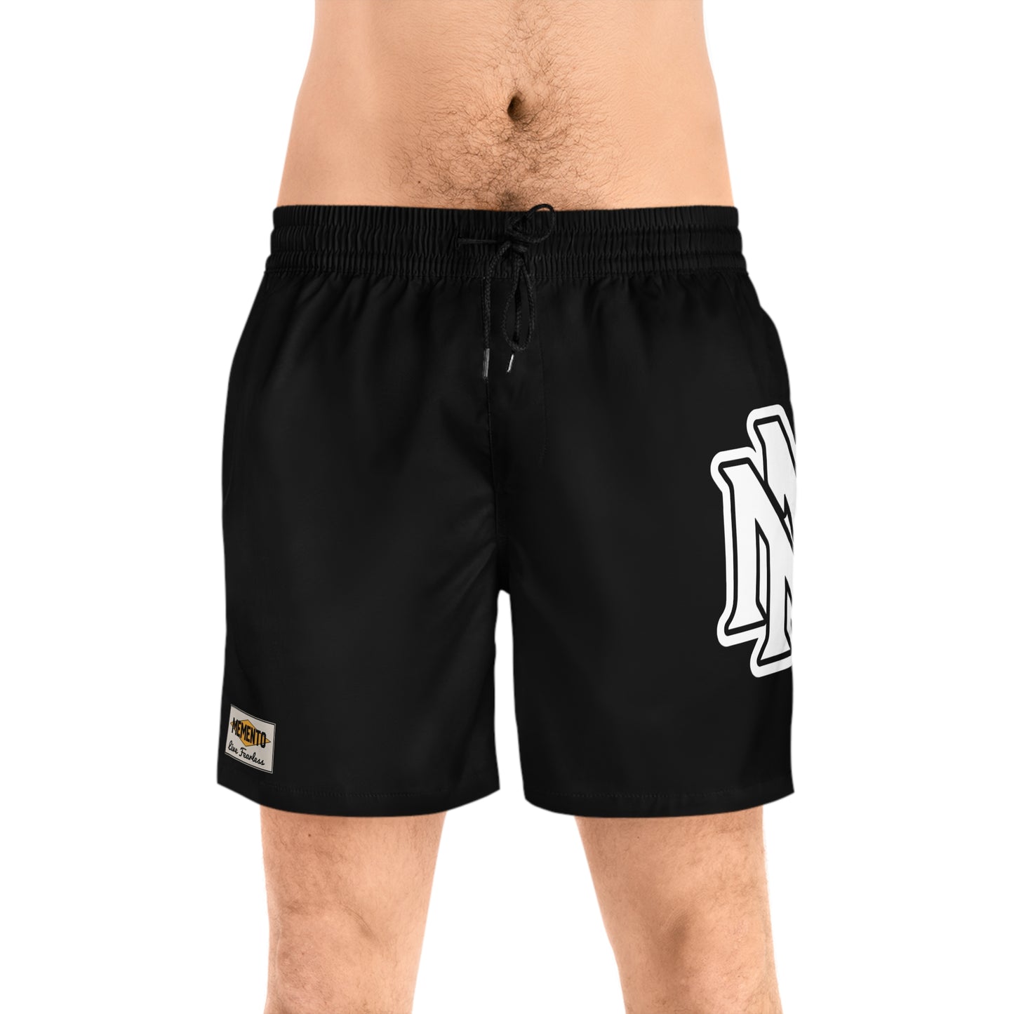Stylish Men's Mid-Length Swim Shorts