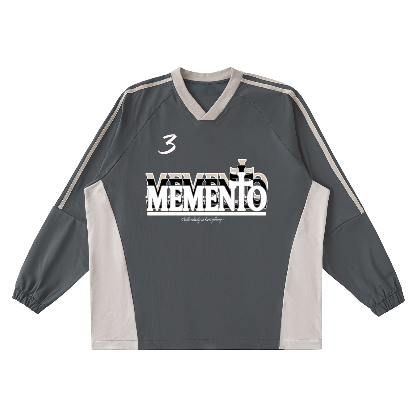 TRINITY V-Neck Long-Sleeve T-Shirt