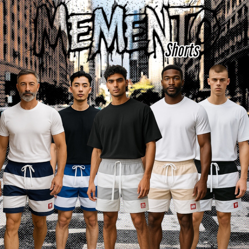 Striped Sweatshorts