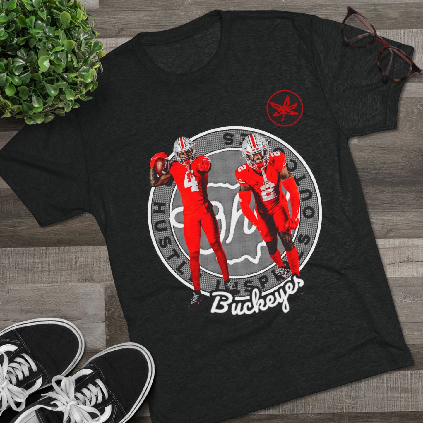 Buckeyes Unisex Tri-Blend T-shirt