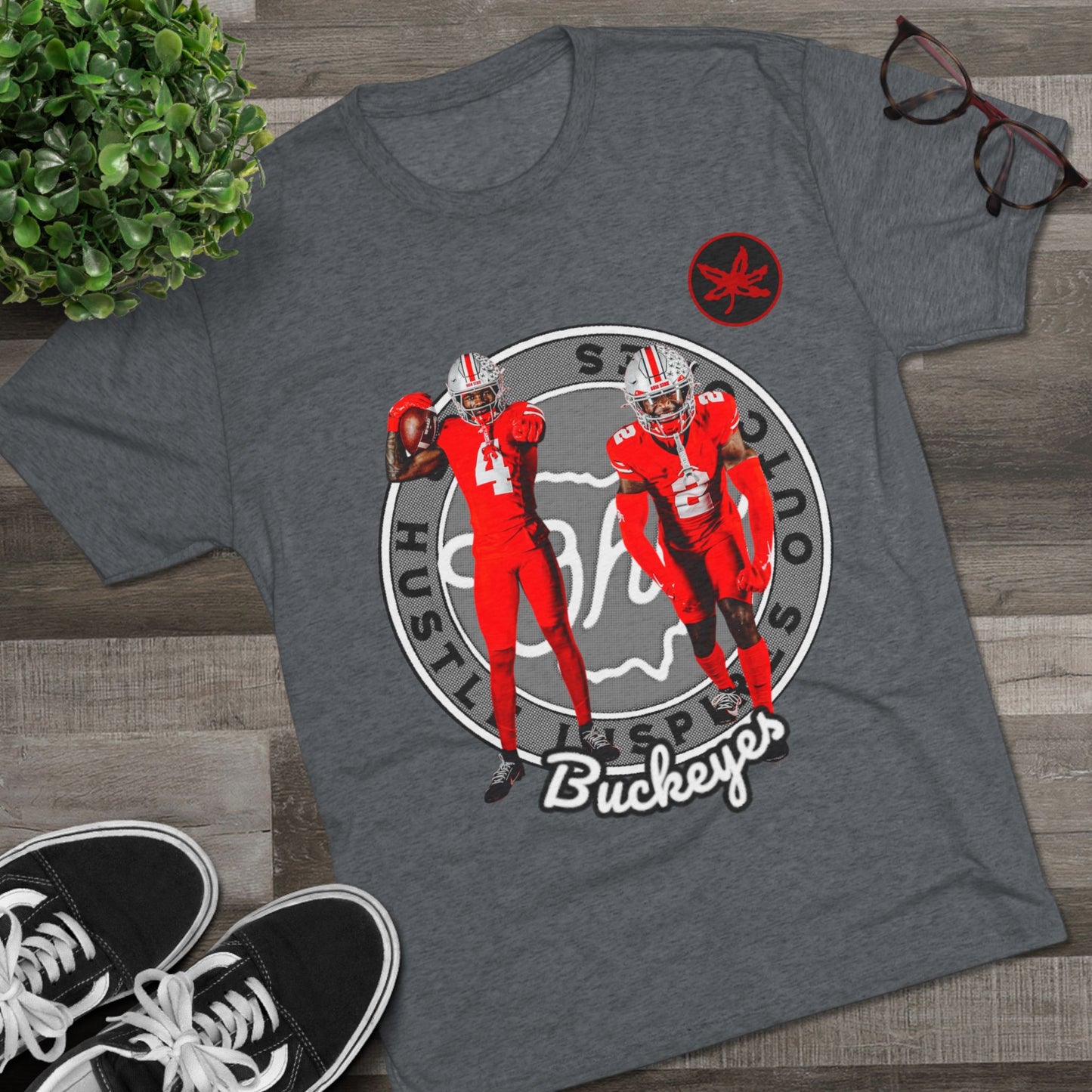 Buckeyes Unisex Tri-Blend T-shirt
