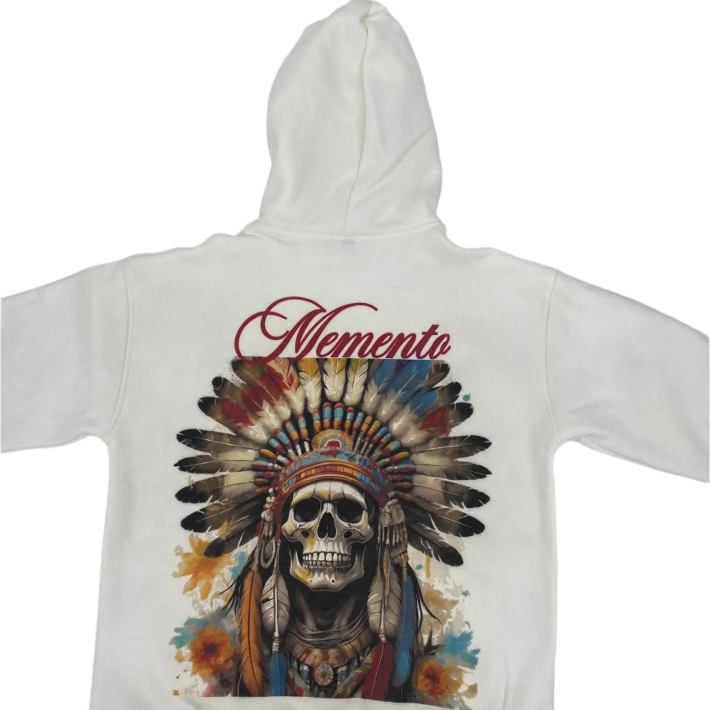Memento Mori White “CHIEF” Hoodie