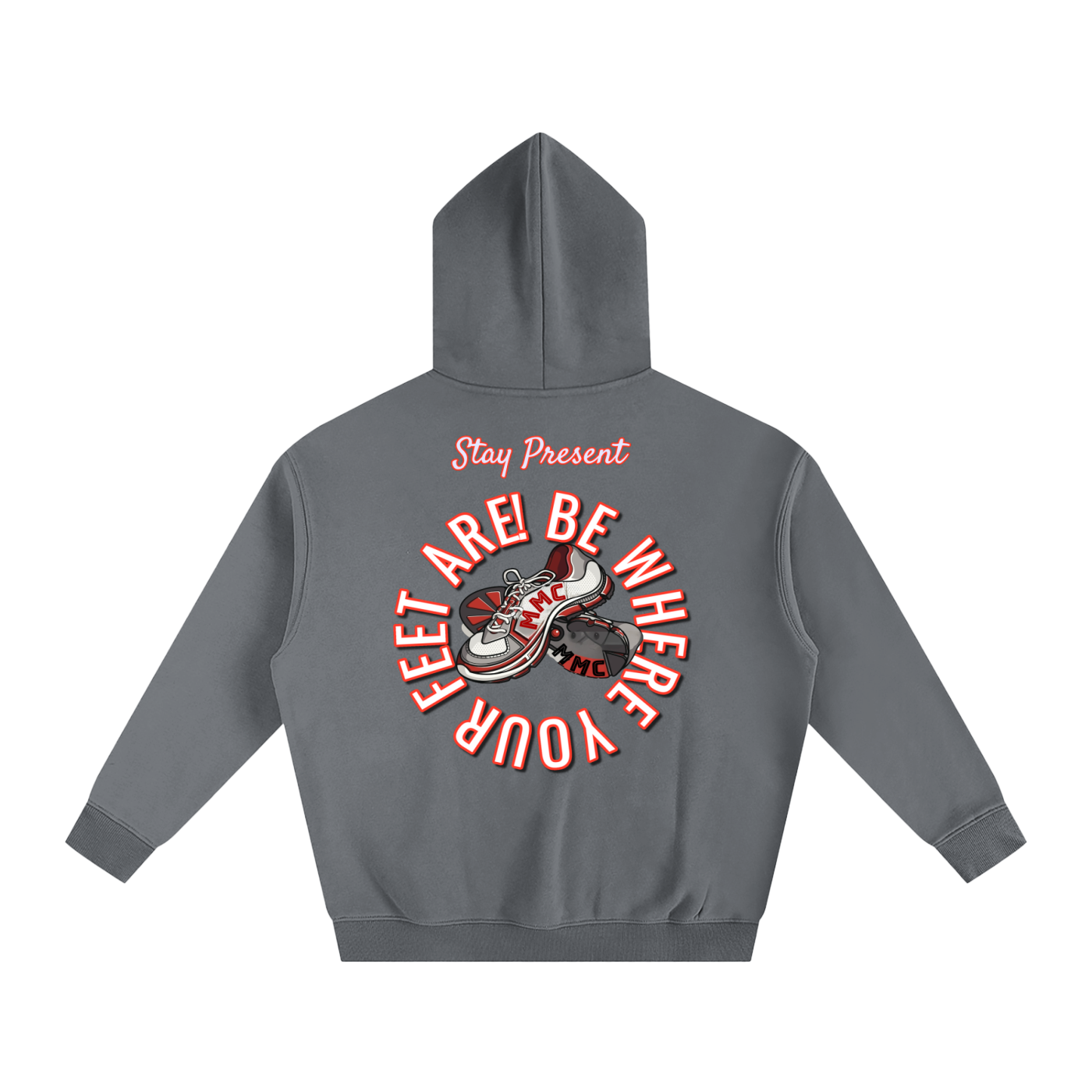Be Where Your Feet Are Fleeced Hoodie