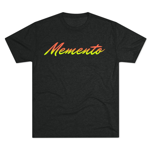 Vibrant 'Memento' Unisex Tri-Blend Crew Tee
