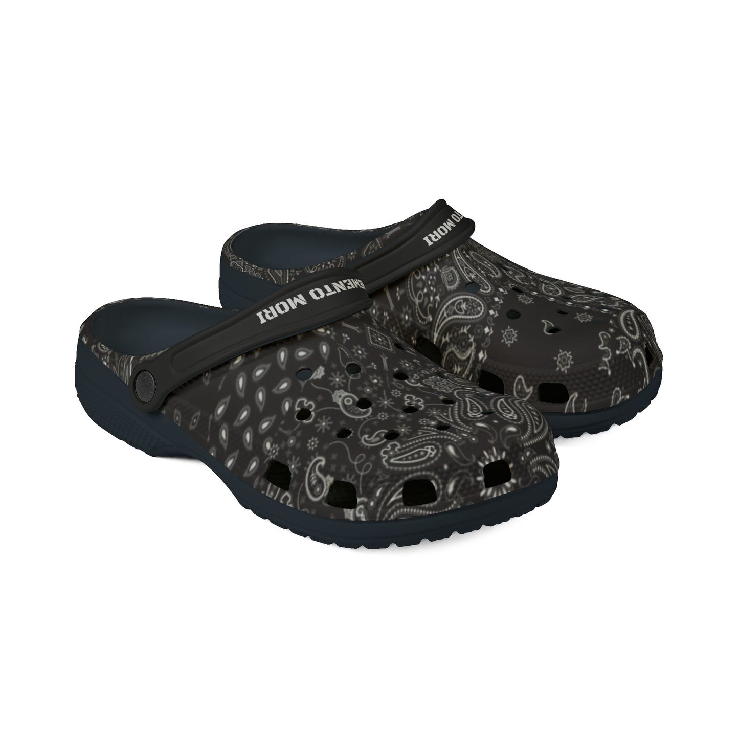Black Paisley EVA Foam Rubber Shoes