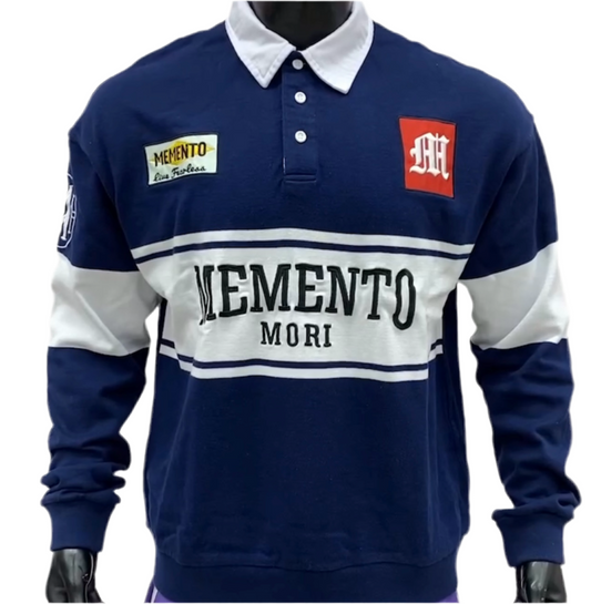 Memento Mori Long Sleeve Polo