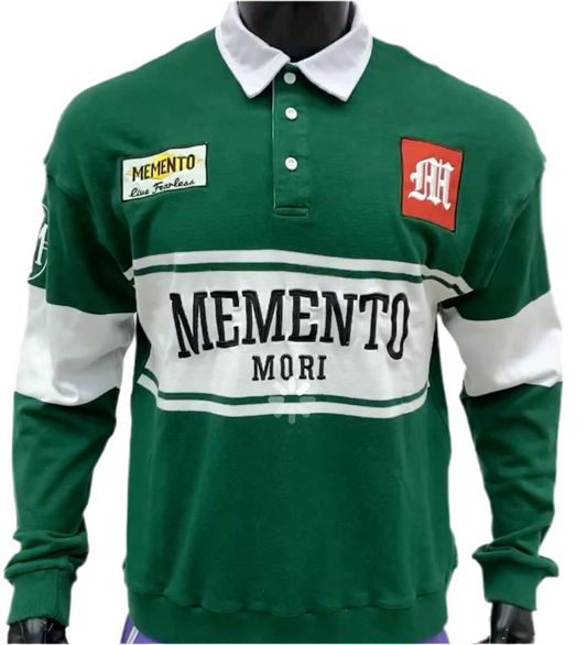 Memento Mori Long Sleeve Polo