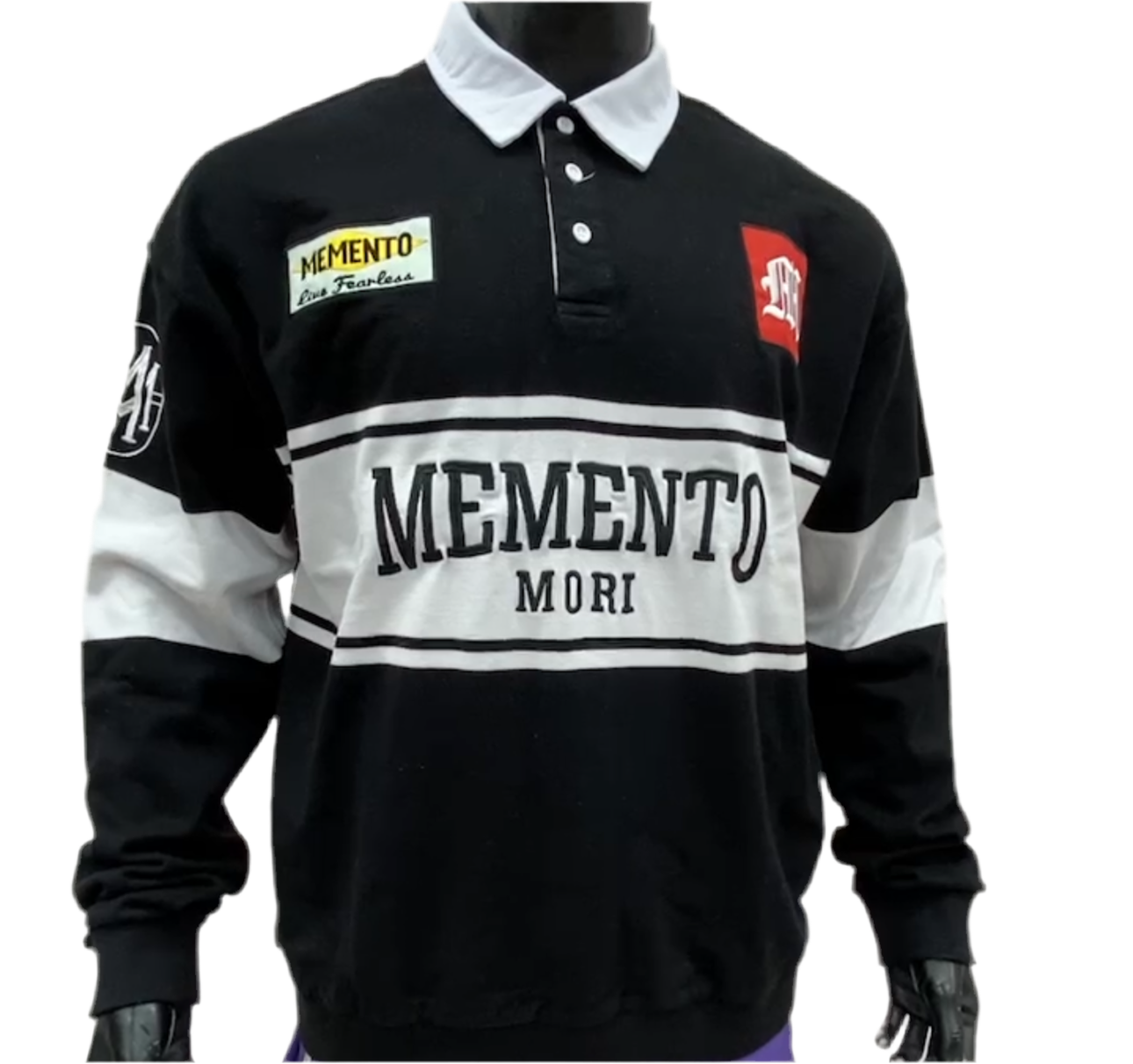 Memento Mori Long Sleeve Polo