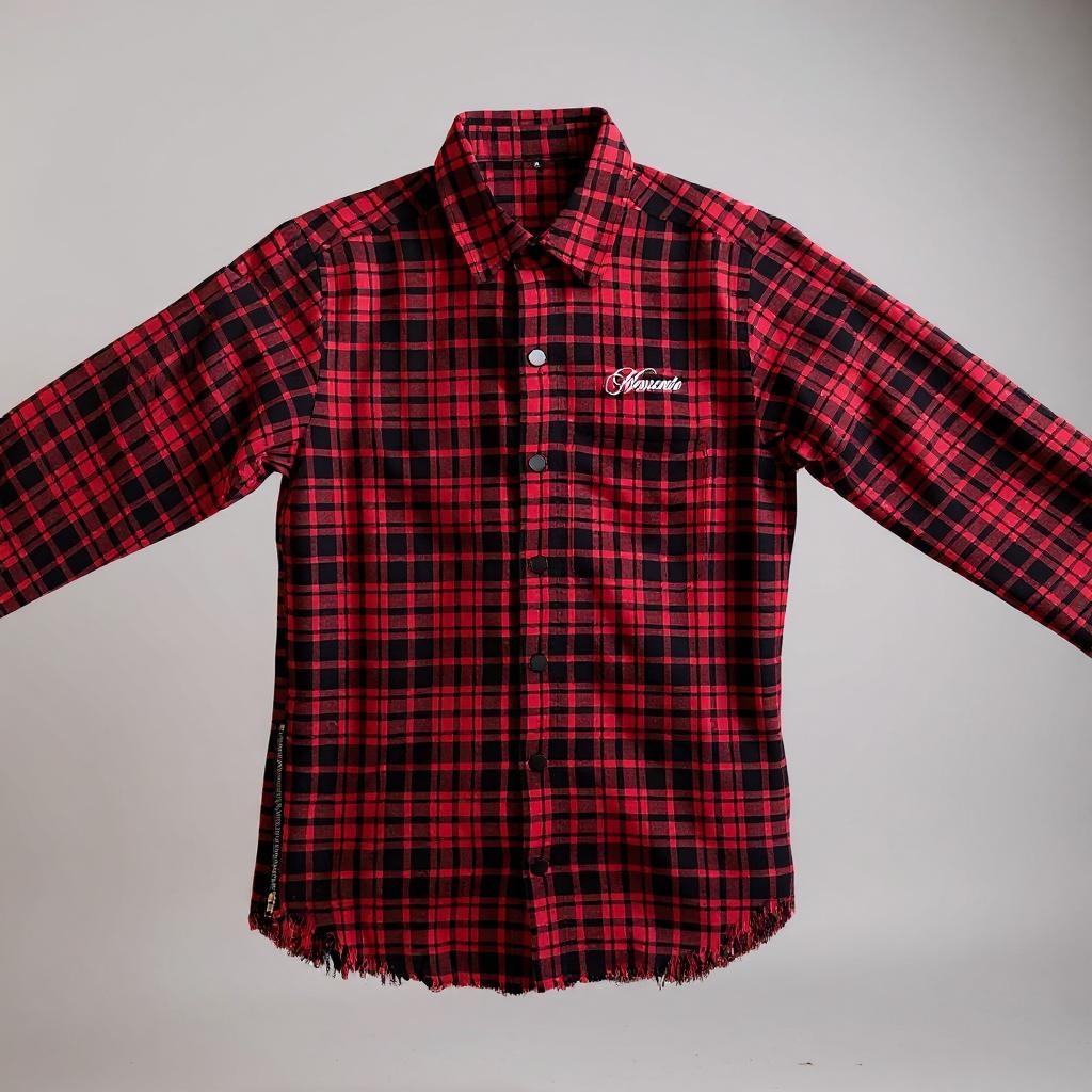 Memento Mori Flannel Button up Shirts