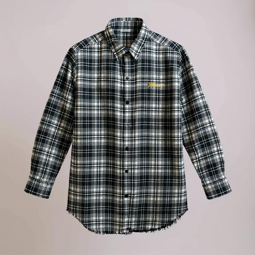 Memento Mori Flannel Button up Shirts